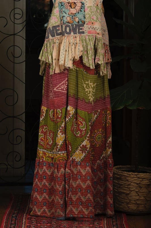 Pocket Pant in Terracotta Garden