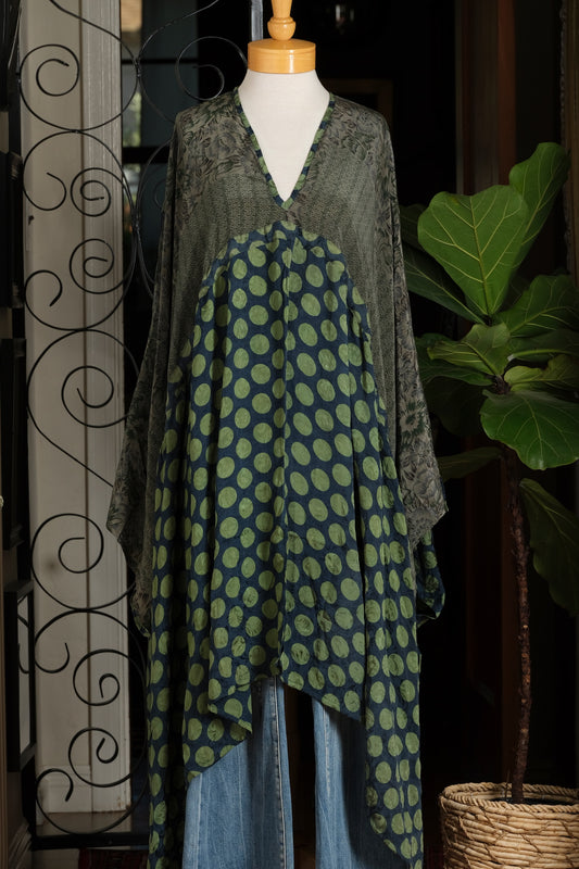 Eclipse Topper in Green Dot