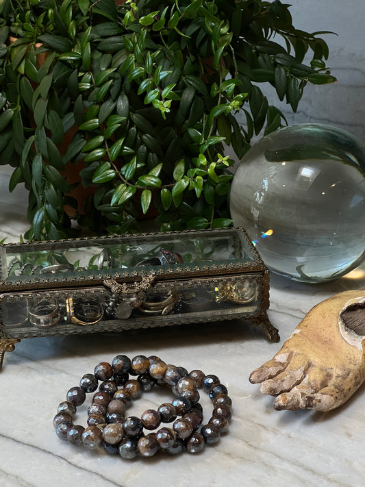 Faceted Agate Bracelet 