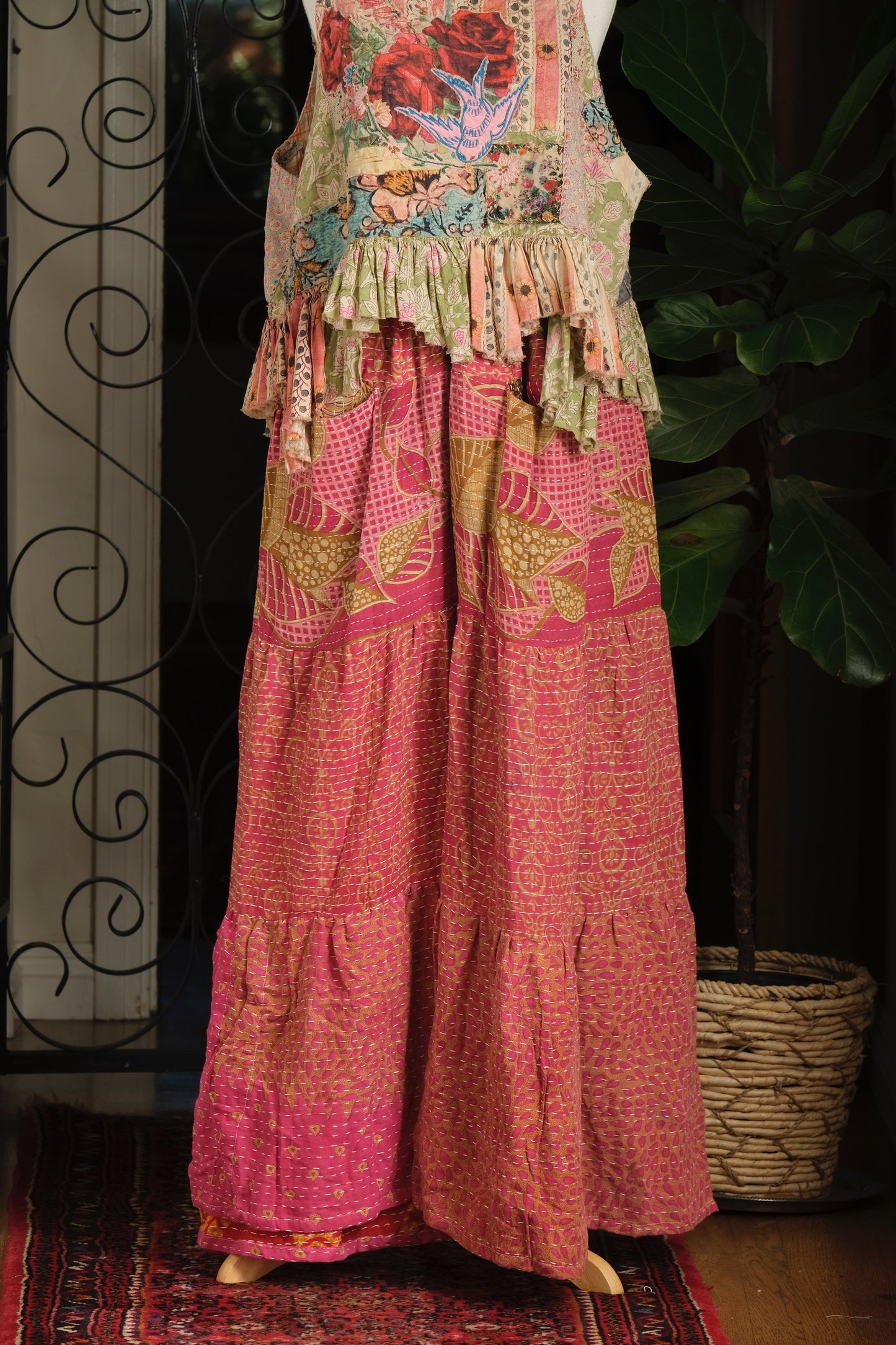 Pocket Pant in Carmel Leaf