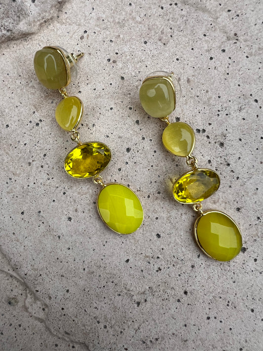 Citrine Splash Earring