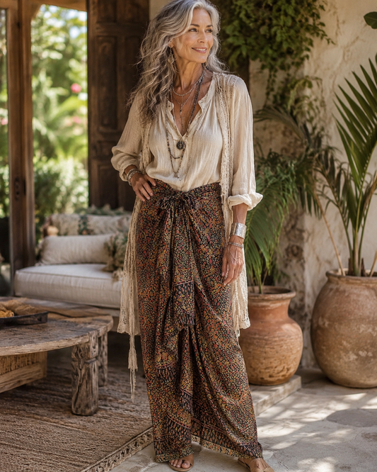 Sultan's Garden Sarong – Chateau Bel Age Boutique