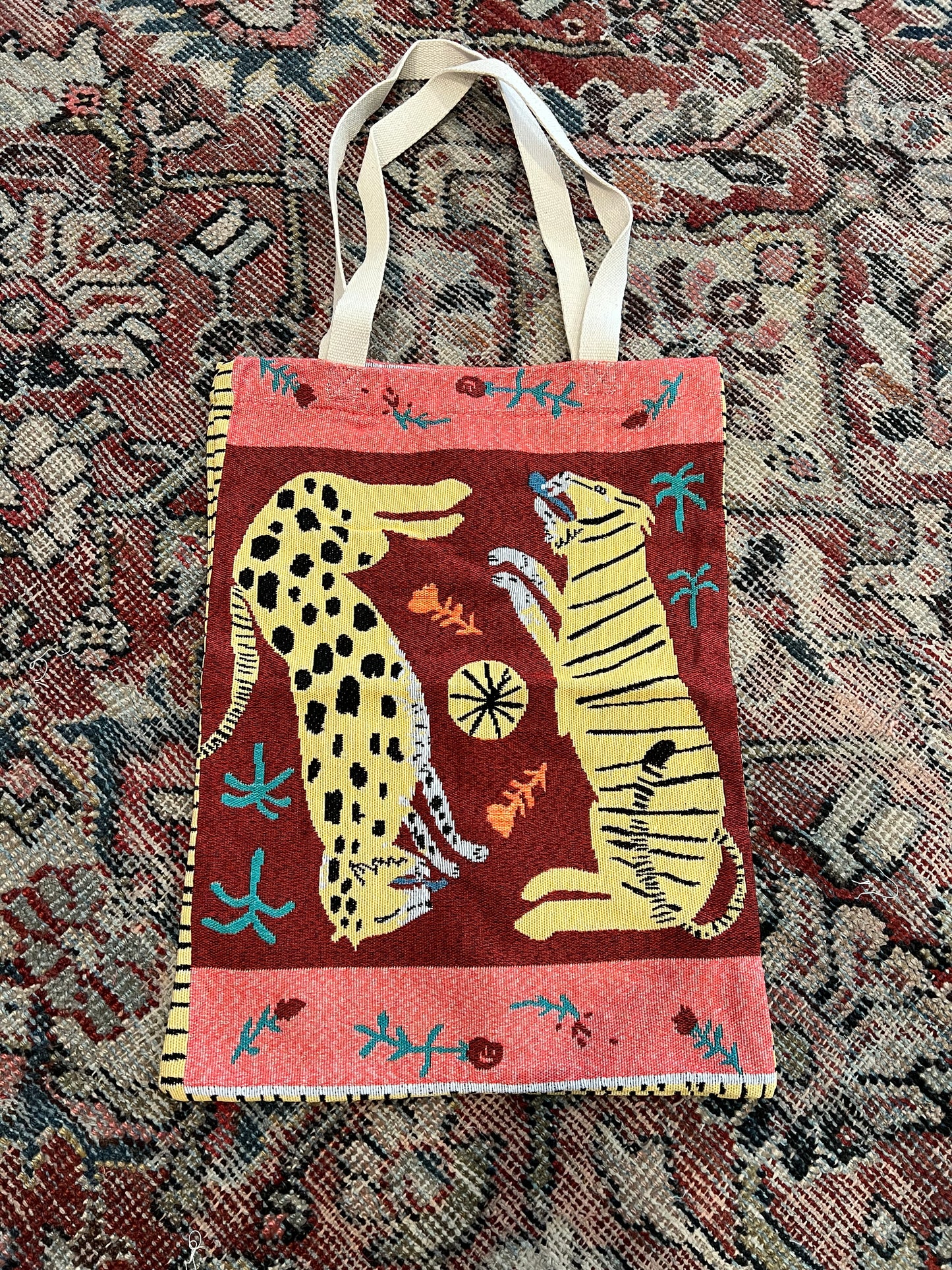 Tiger Tote in Brick