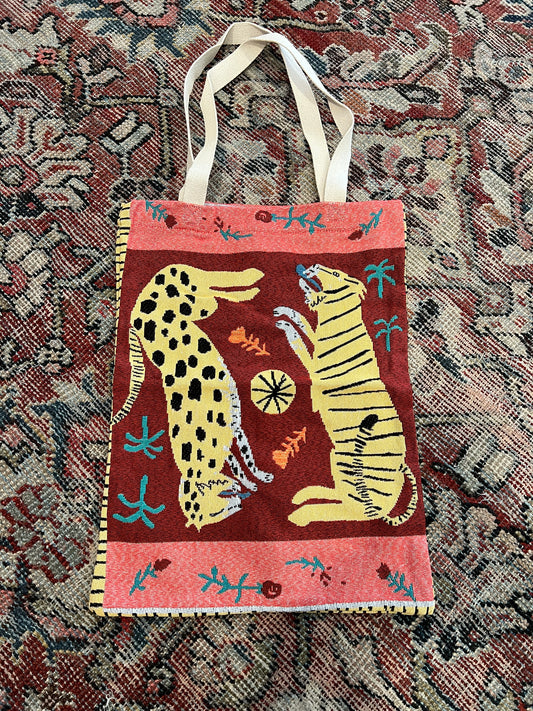 Tiger Tote in Brick