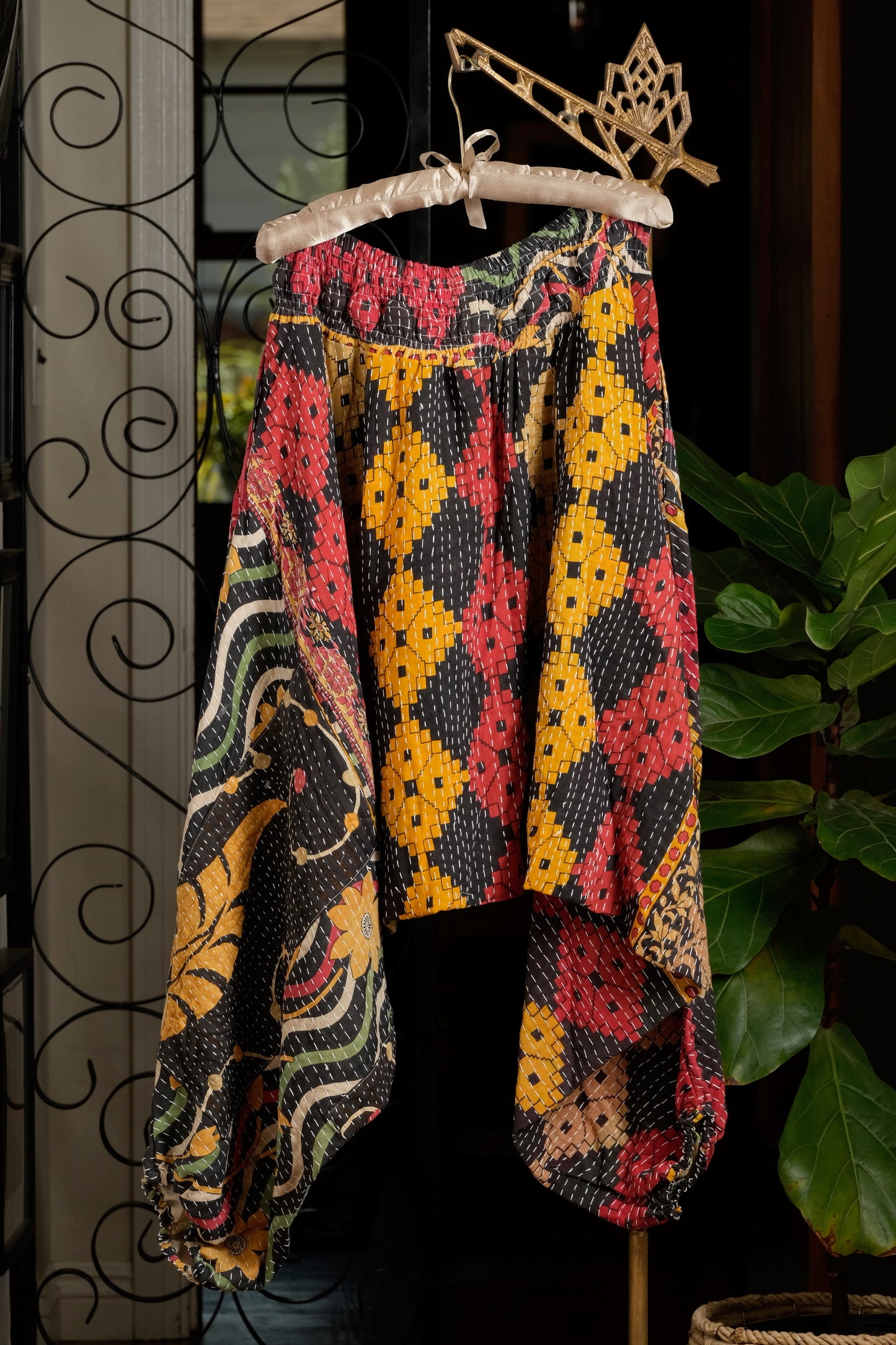Harem Pant in Crazy Quilt
