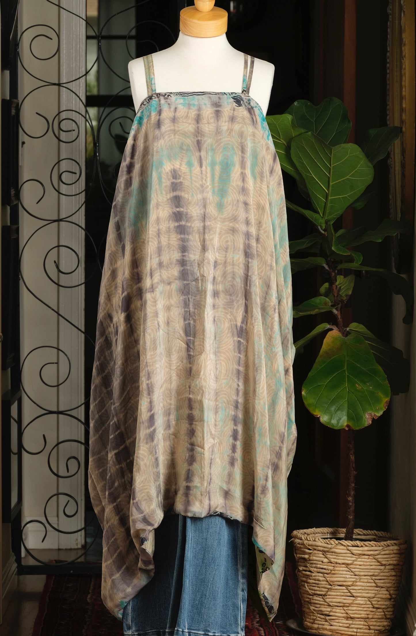 Shine Maxi Dress in Turquoise Odyssey