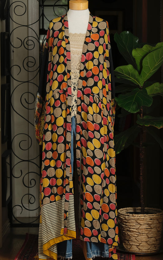 Evermore Duster in Deco Dot