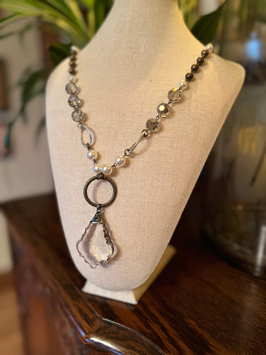 Crystal Layering Pendant