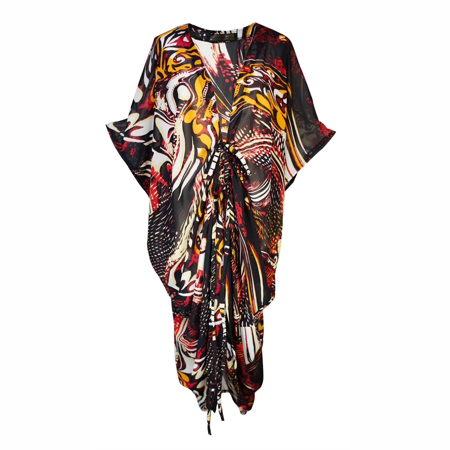 Actius Caftan Kaftan Dress in Rouge by Jennafer Grace