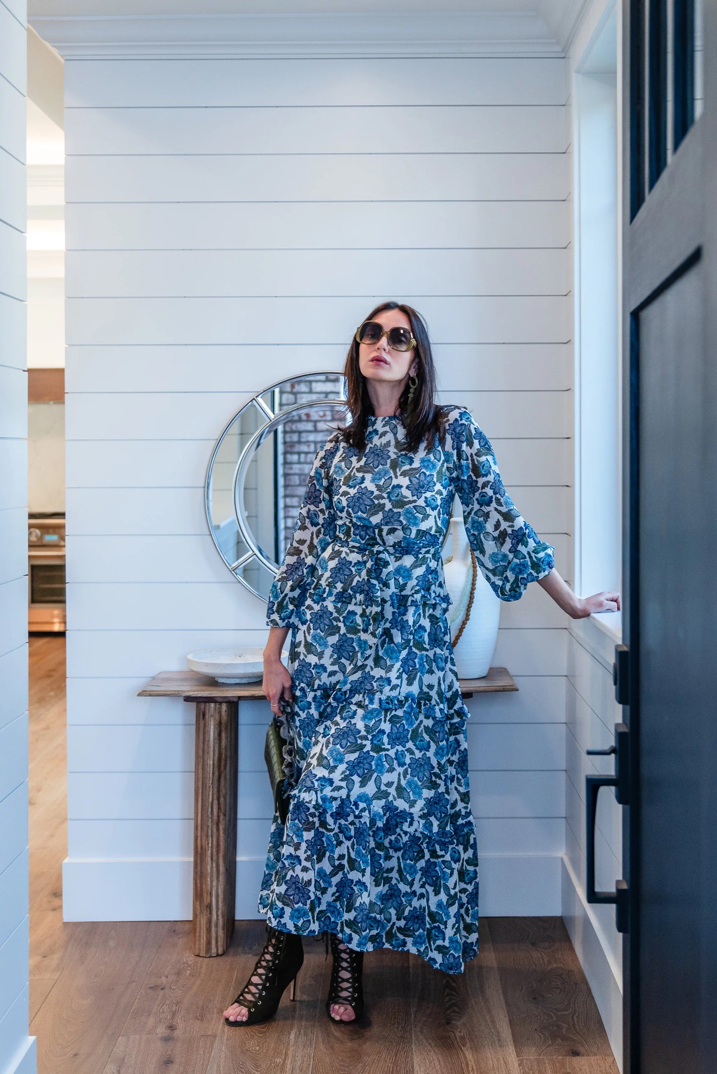 Azurine Blossom Dress by Jennafer Grace