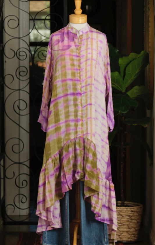 Lotus Duster Dress in Spring