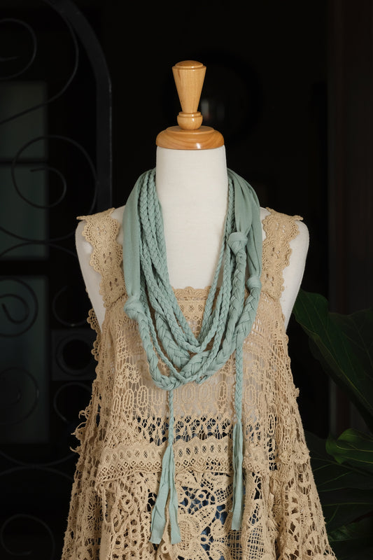 Ritual Scarf in Antique Turquoise