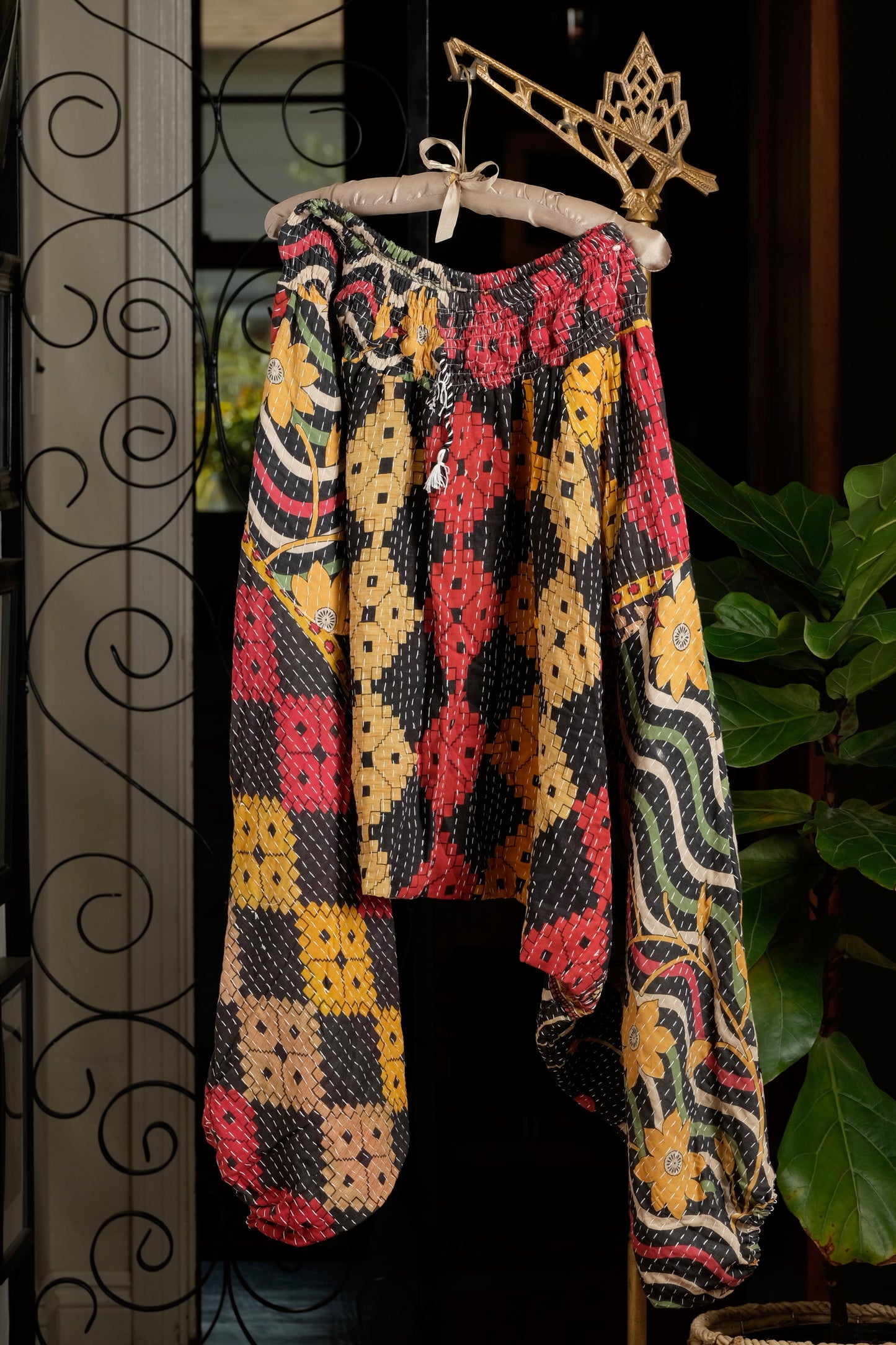 Harem Pant in Crazy Quilt