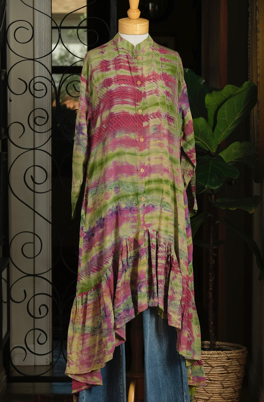 Lotus Duster Dress in Spring Holiday