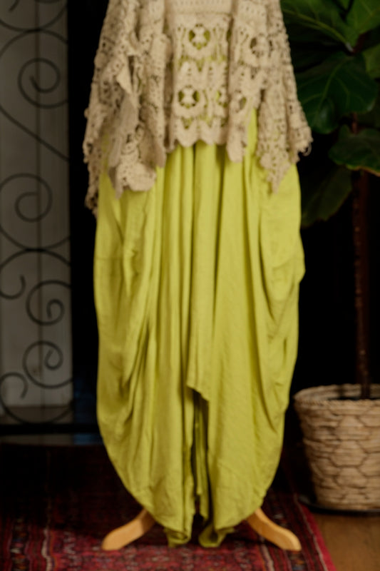 Modern Pocket Skirt in Citron