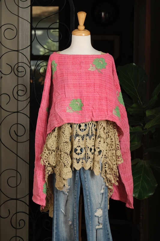 Crop Top in Garden of Jaipur Bloom