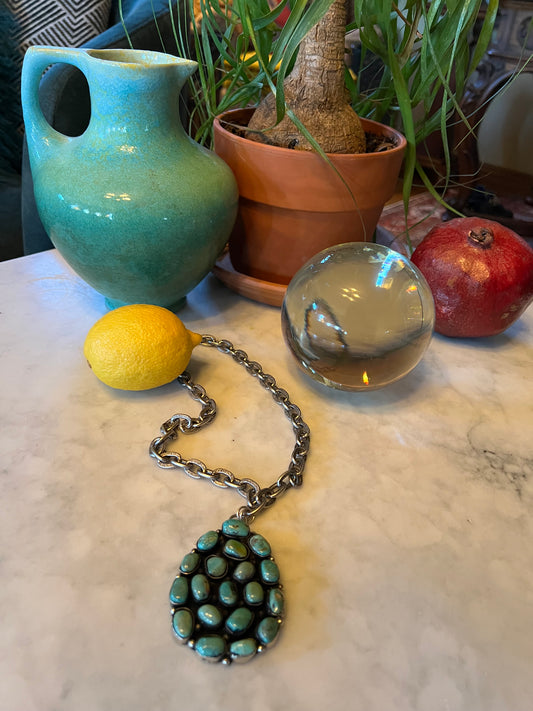 Turquoise Nugget Pendant 810