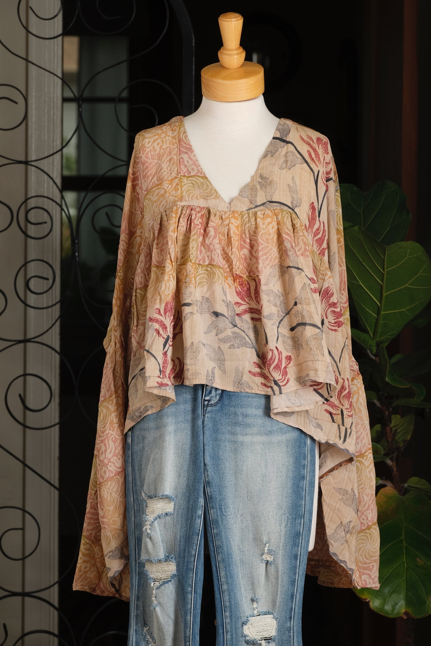 Gold Dust Crop Top in Shadow Garden