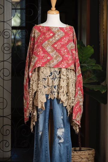 Crop Top in Garden Path