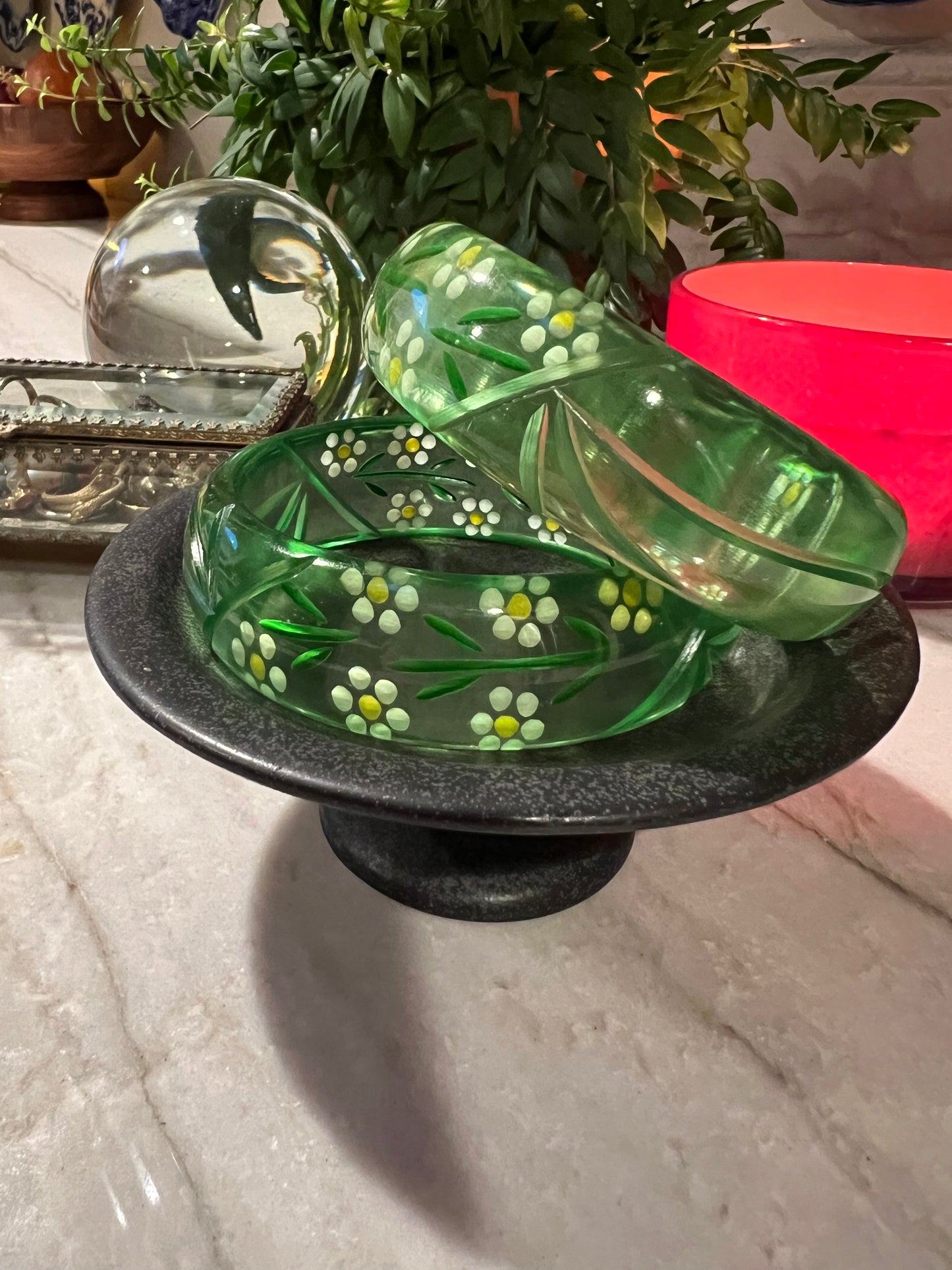 Spring Green Daffodil Bracelet