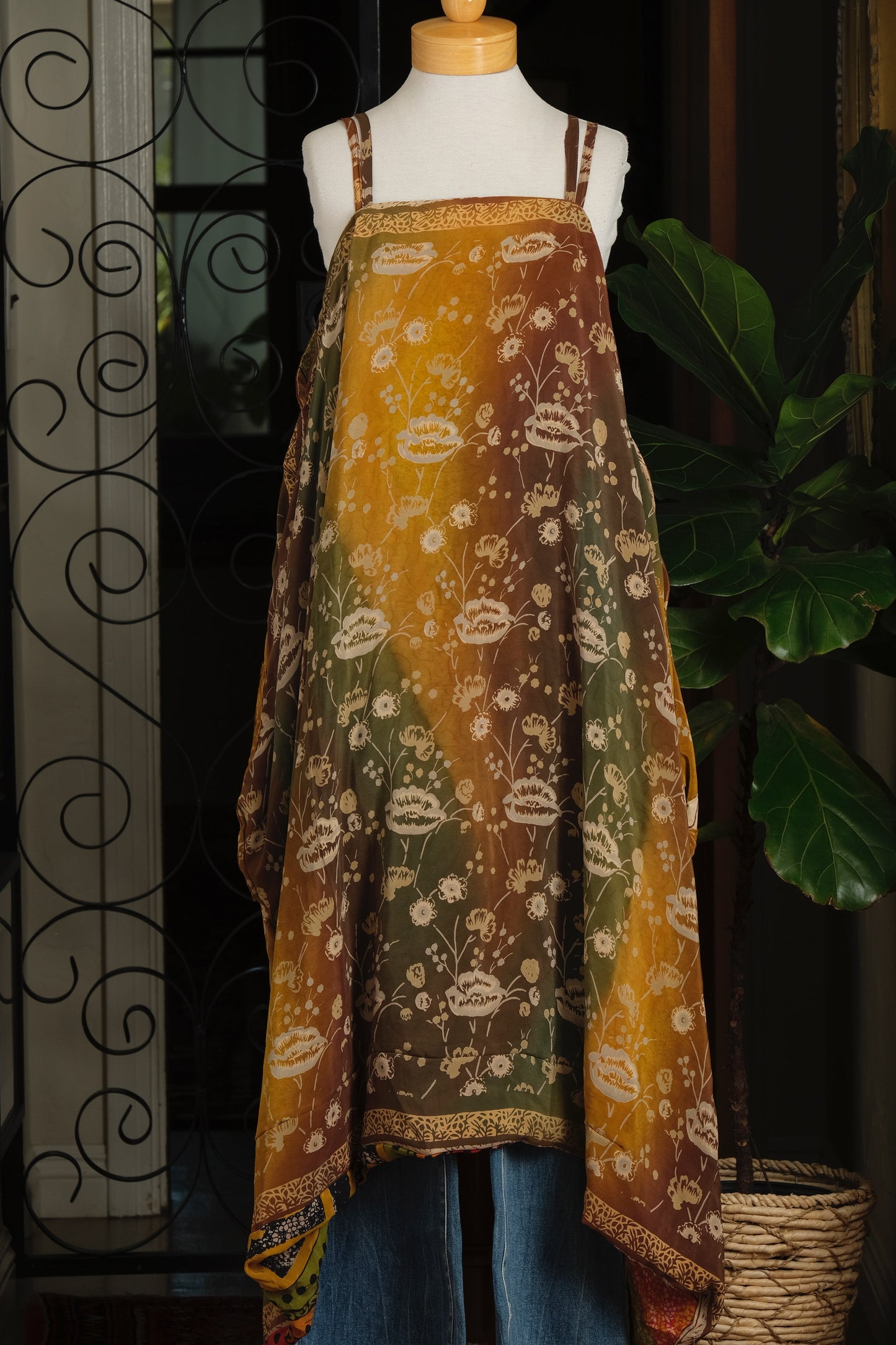 Shine Maxi Dress in Golden Ombre