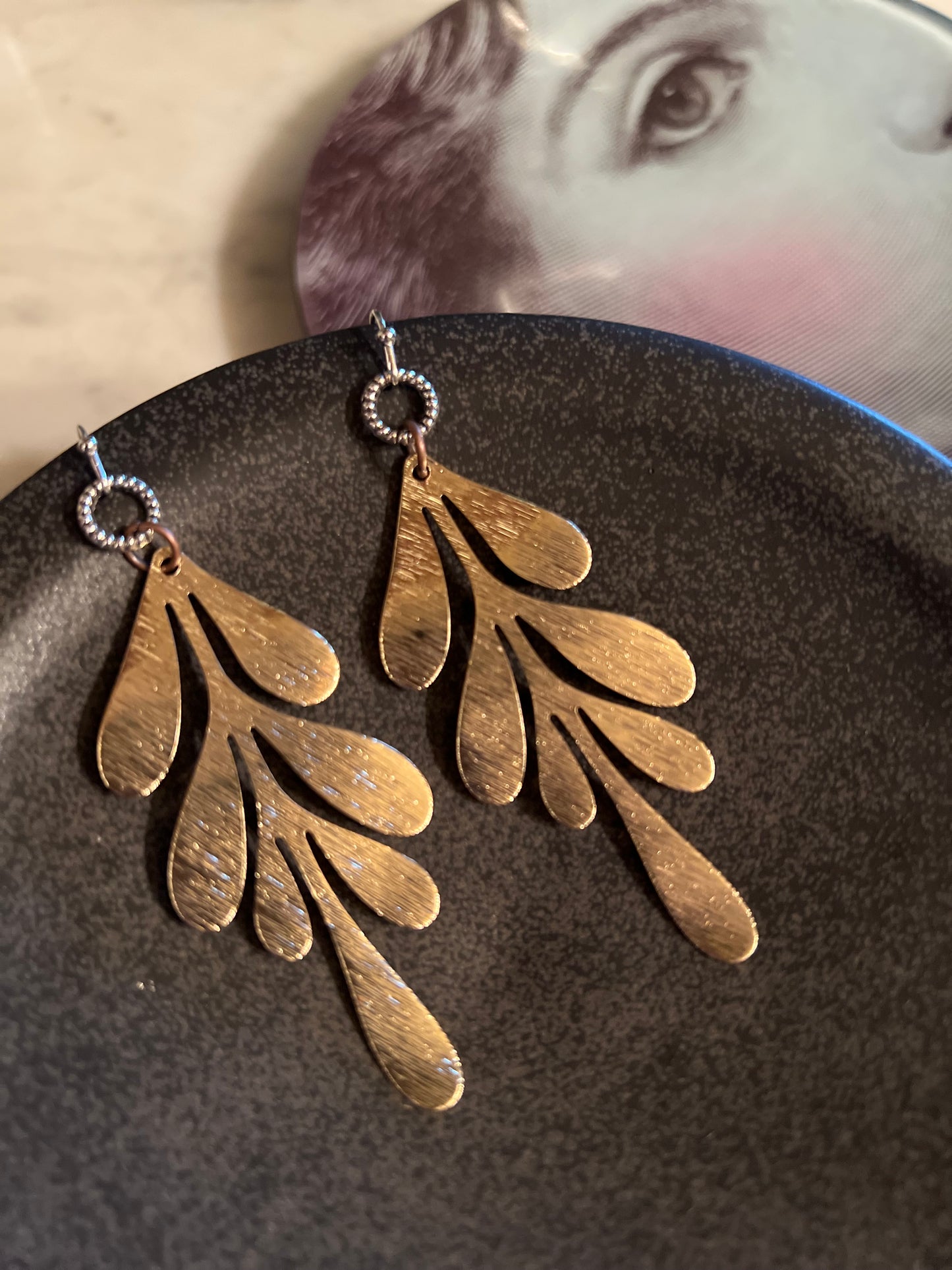 Gold Leaf Earring