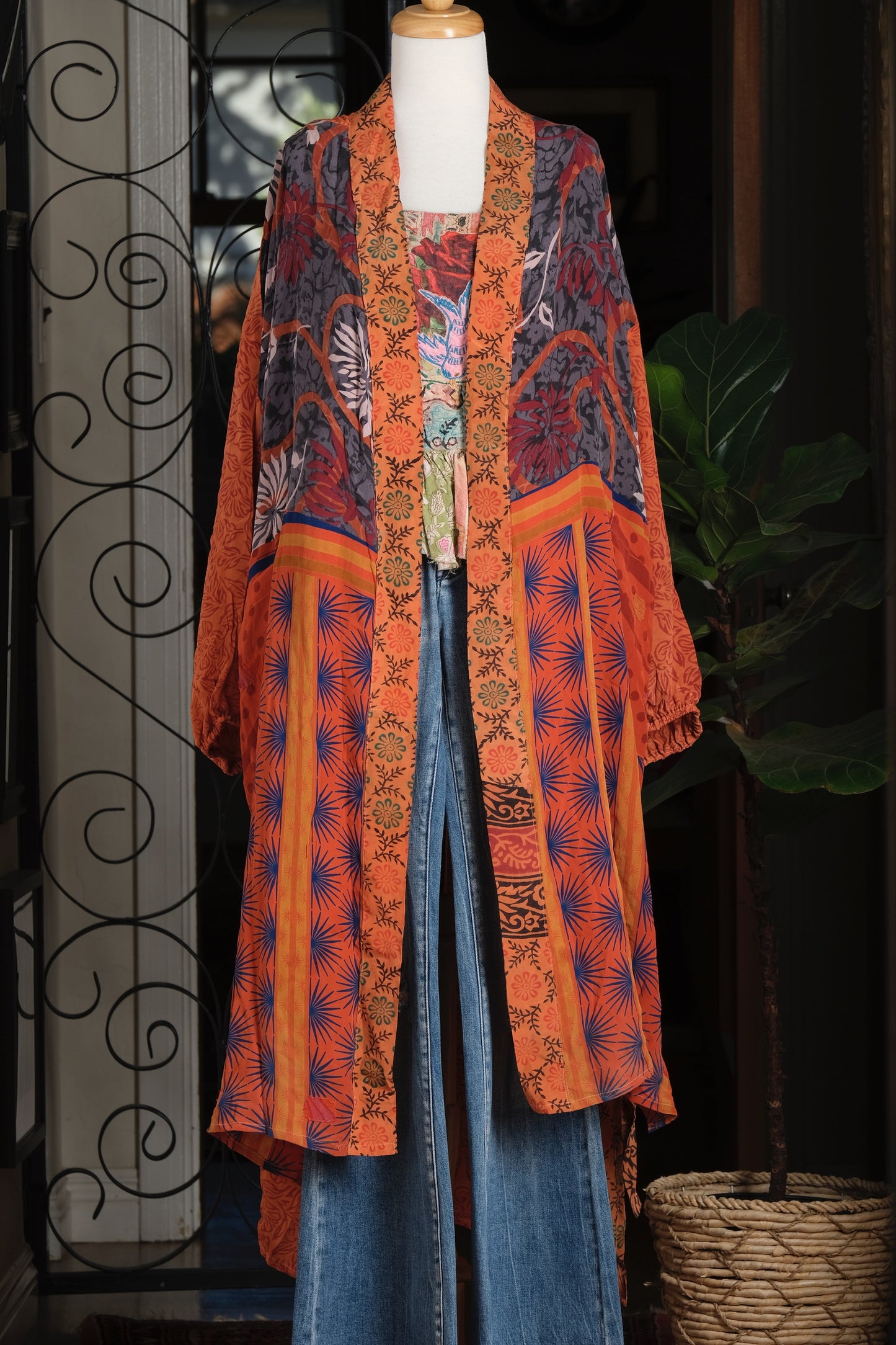 Silky Duster in Blue Starburst