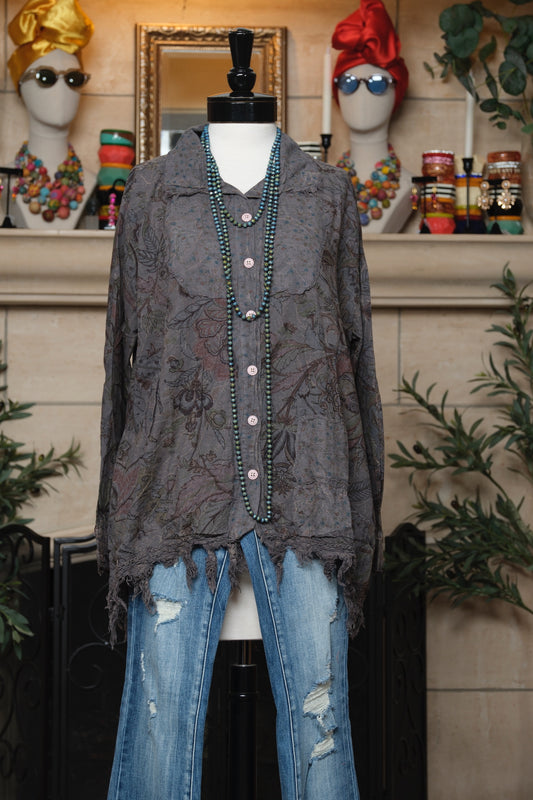 Ragged Top in Smoke Flower