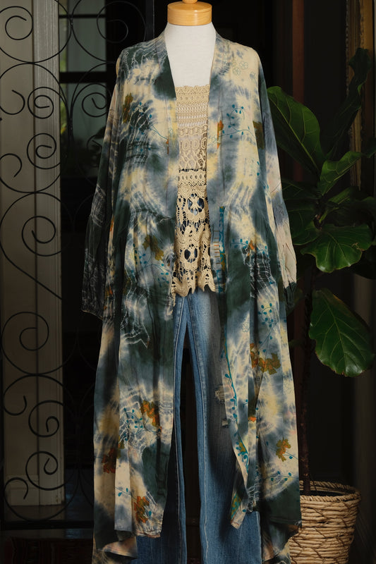 Evermore Duster in Tie Dye Marigold