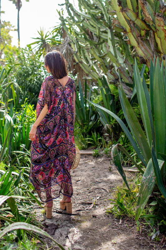 Lorraine Paisley Caftan by JGrace