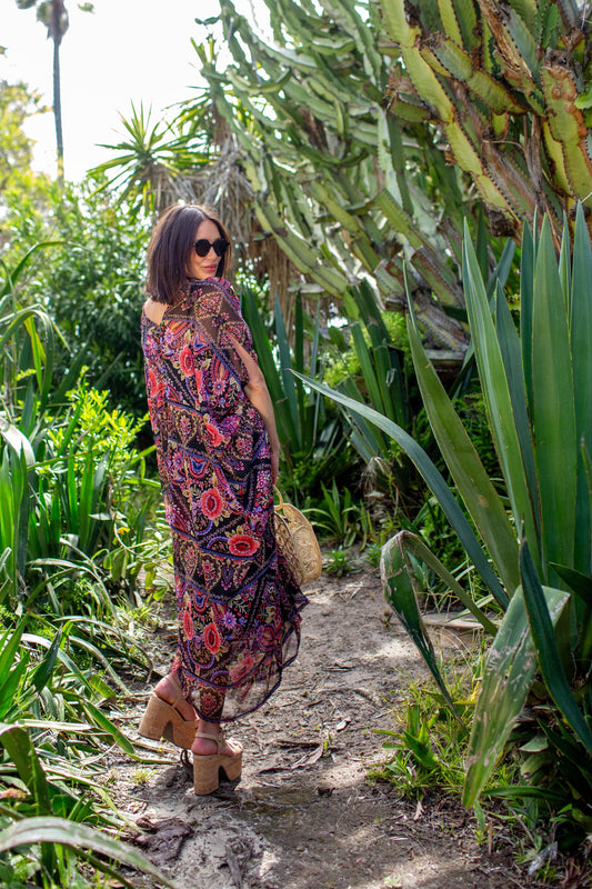 Lorraine Paisley Caftan by JGrace