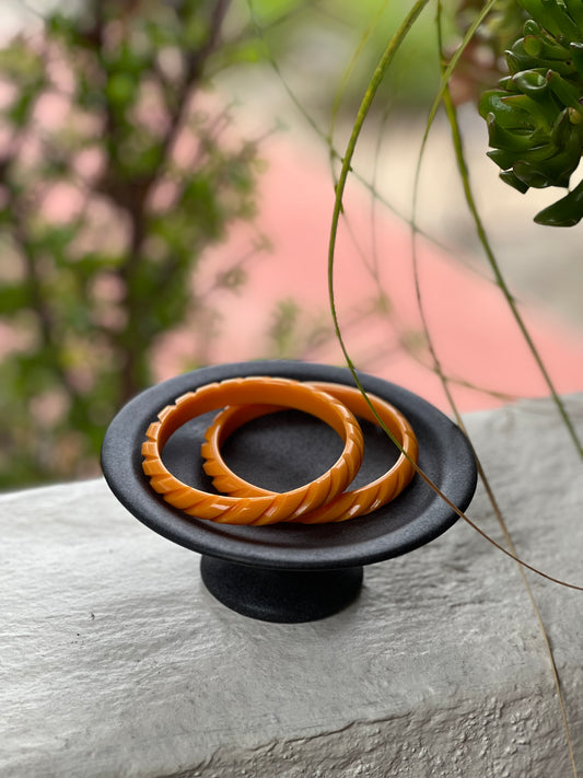 Butterscotch Twist Bangle