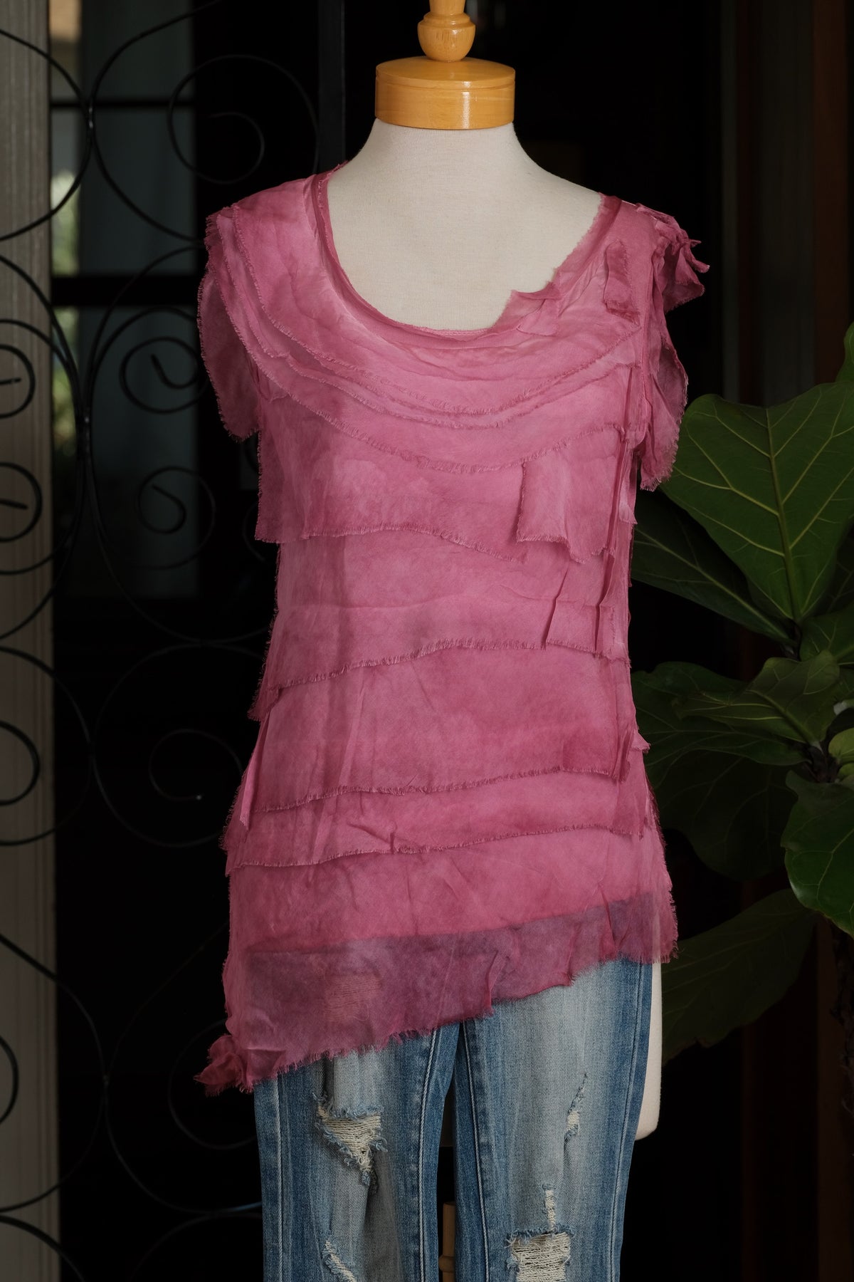 Jordan Tank in Ombre Rose