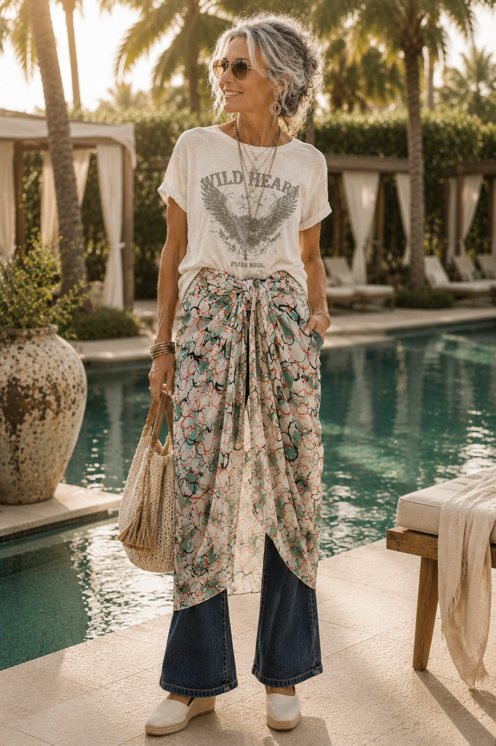 Mod Circles Sarong