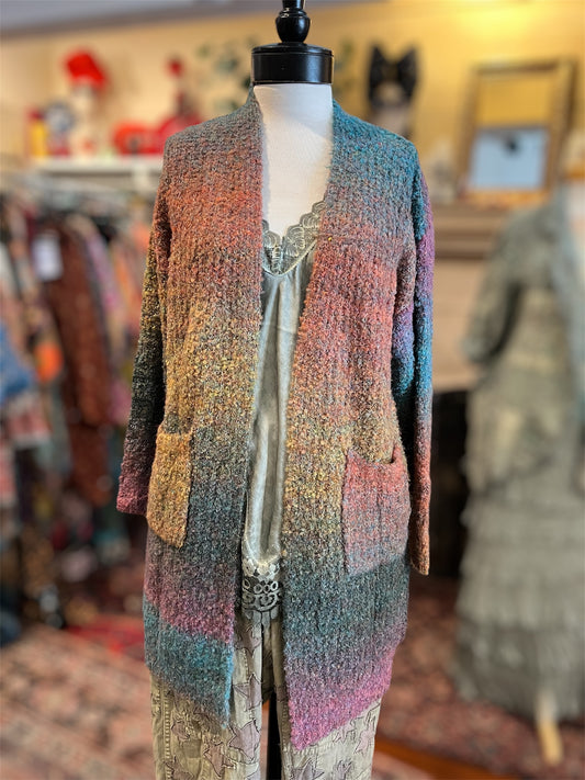 Ombré Sweater Cardigan