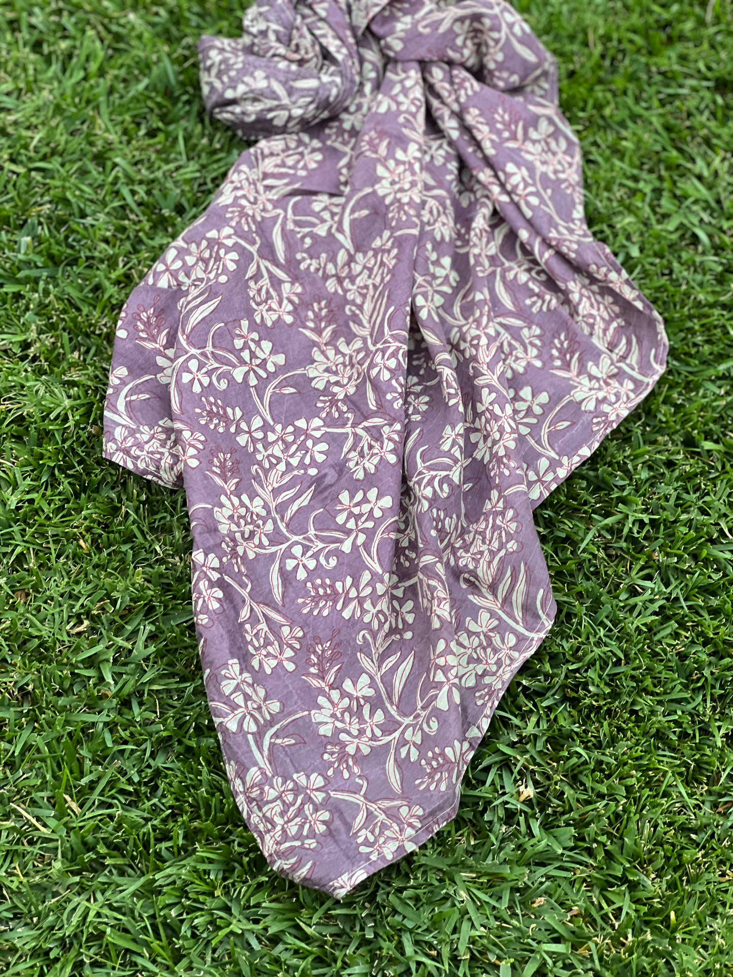 Bohemia Scarf in Plum Clover