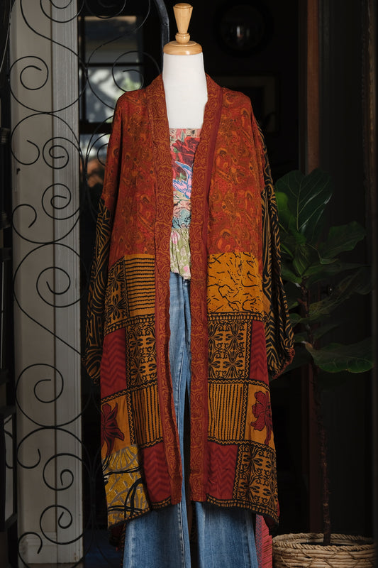 Silky Duster in Tiger Stripe