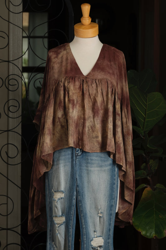 Gold Dust Crop Top in Wild Rose – Chateau Bel Age Boutique