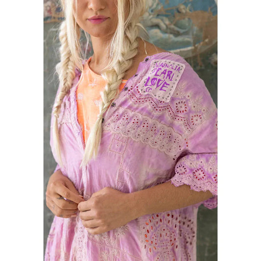 Eyelet Ana Grace Dress in Purple Boba 975 by Magnolia Pearl