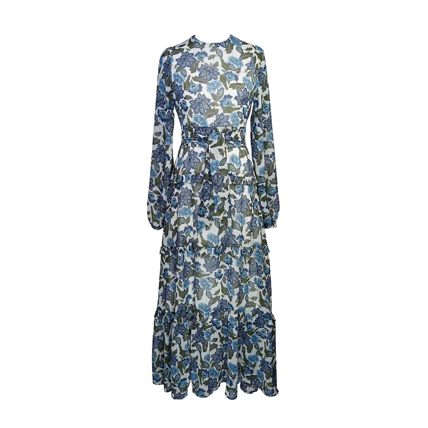 Azurine Blossom Dress by Jennafer Grace