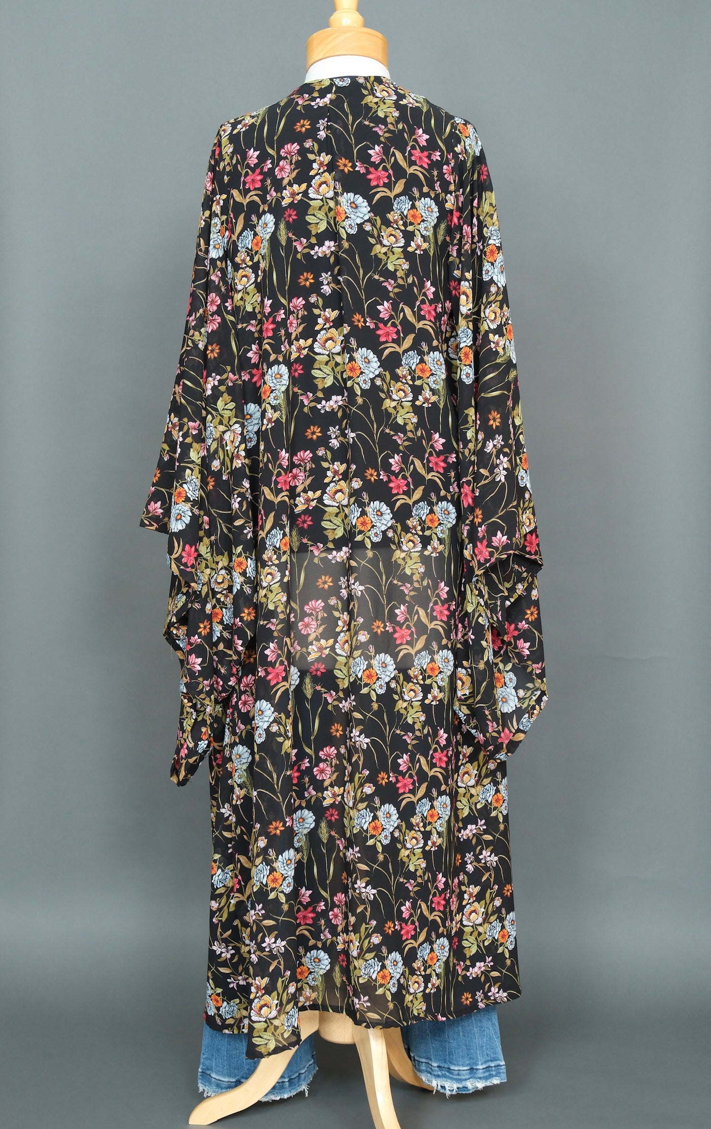 Dark Green Kimono by Jennafer Grace