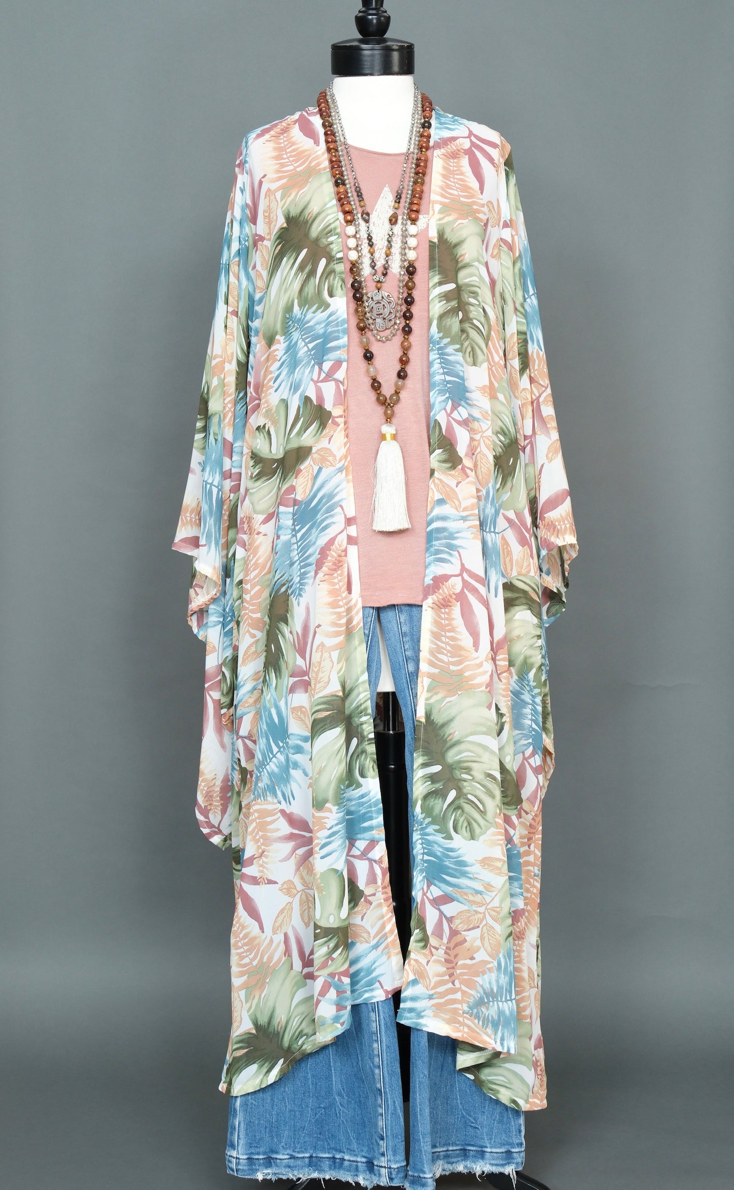 Palm Breeze Kimono by Jennafer Grace