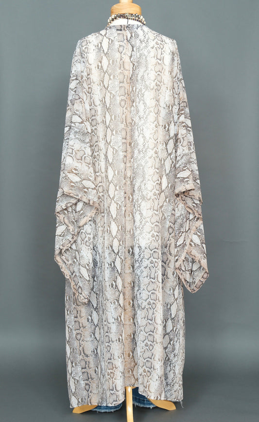 Quartz Sand Snake Kimono by Jennafer Grace