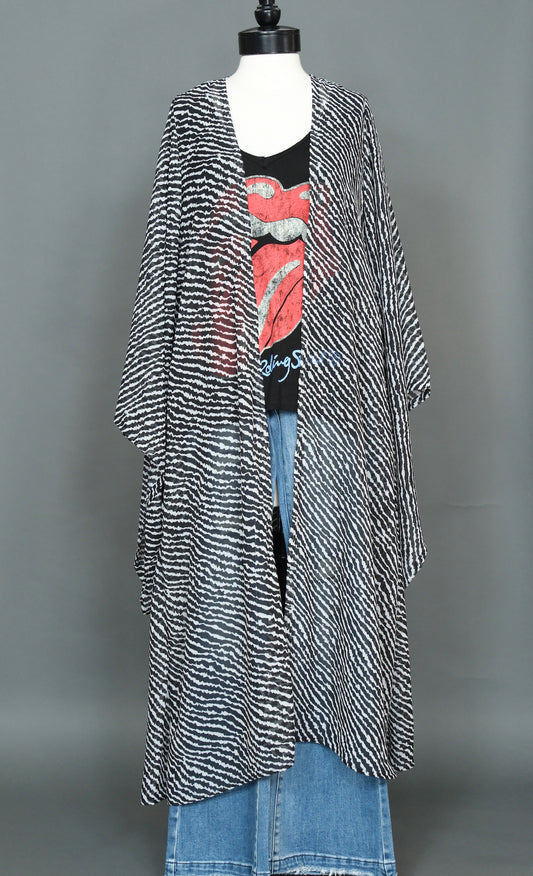 Static X Kimono by Jennafer Grace