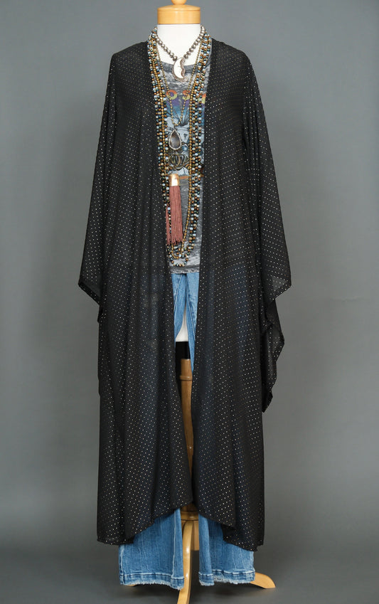 Golden Dot Lane Kimono by Jennafer Grace