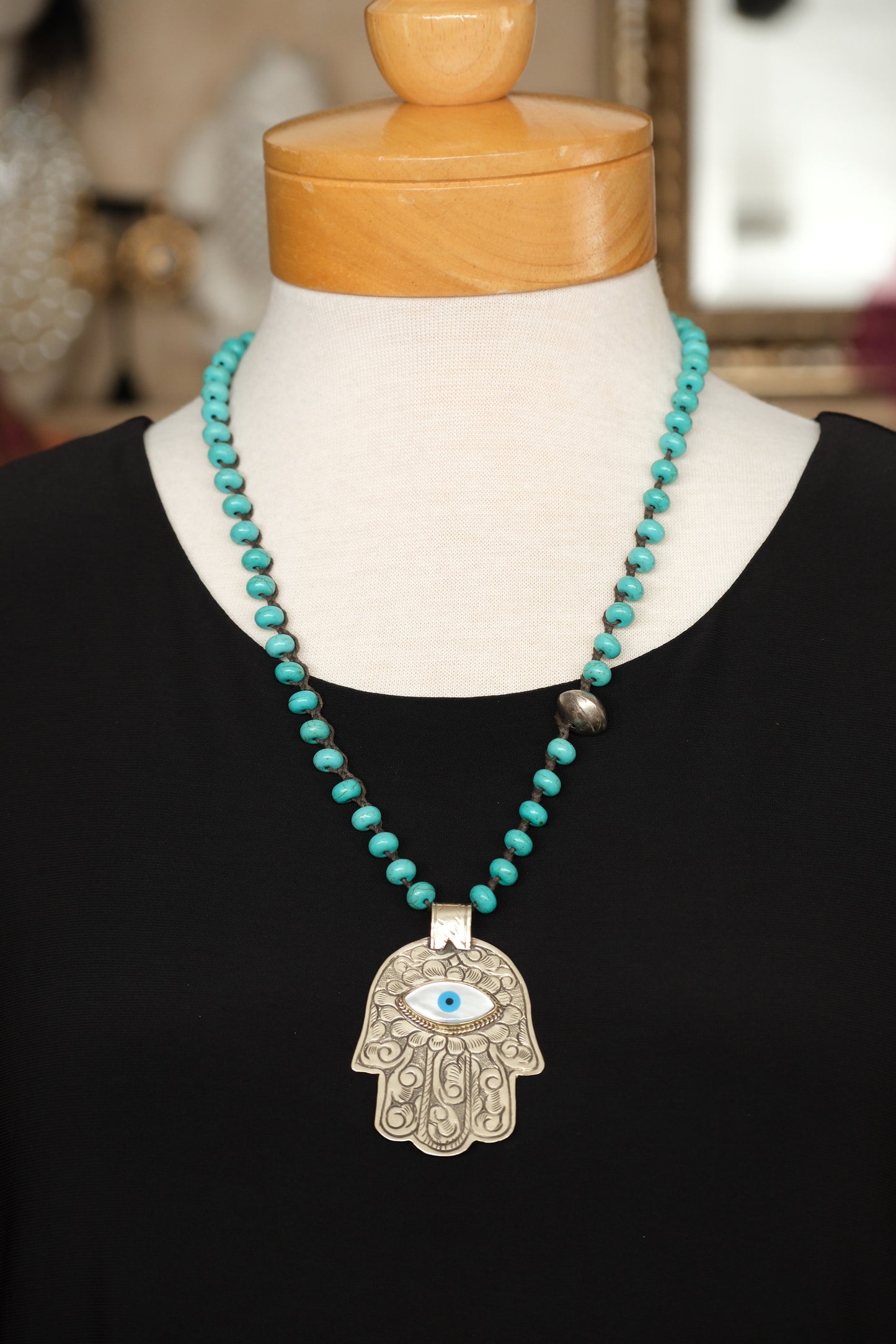 Hamsa Hand Necklace