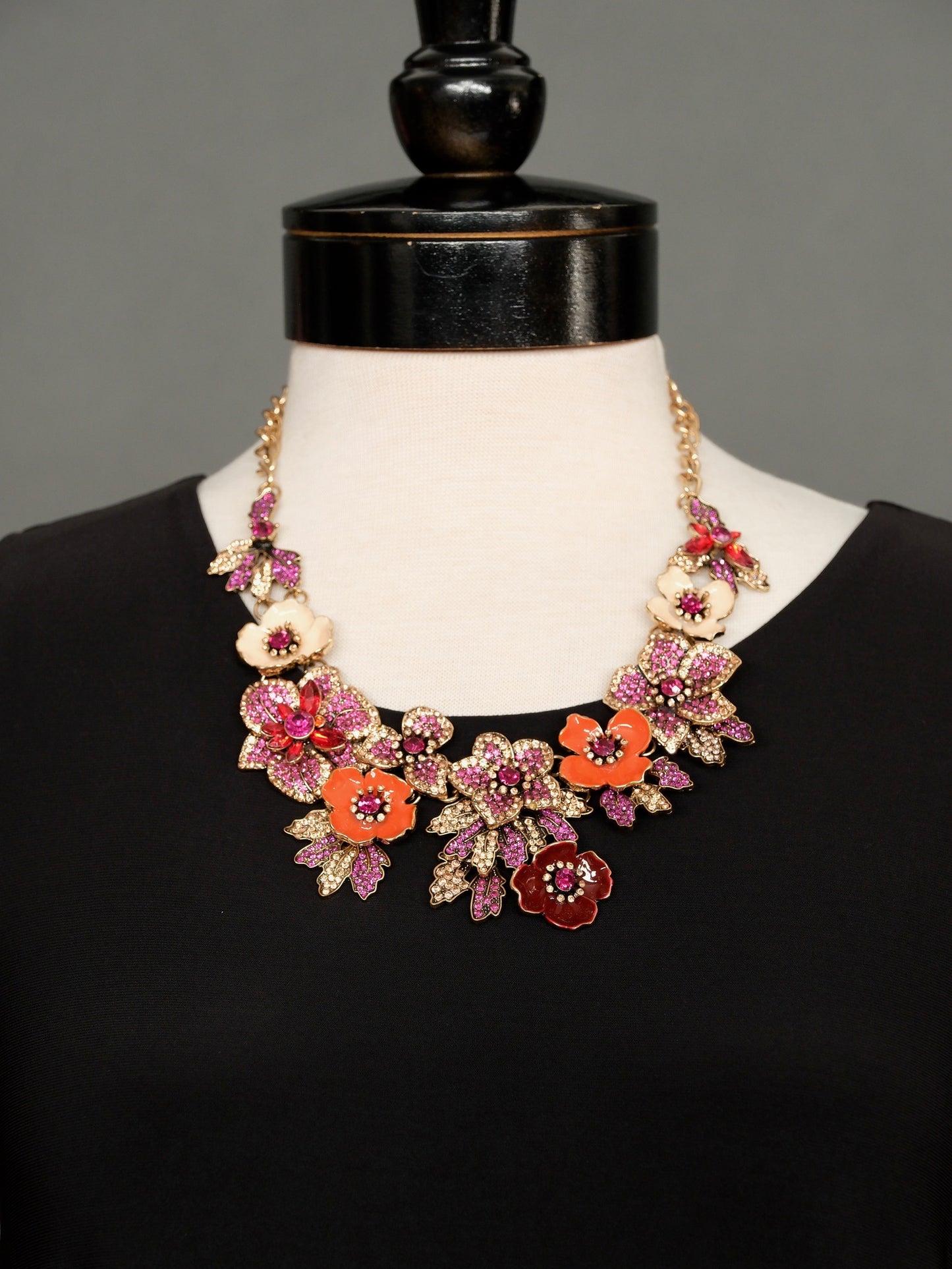 Tea Garden Bejeweled Necklace