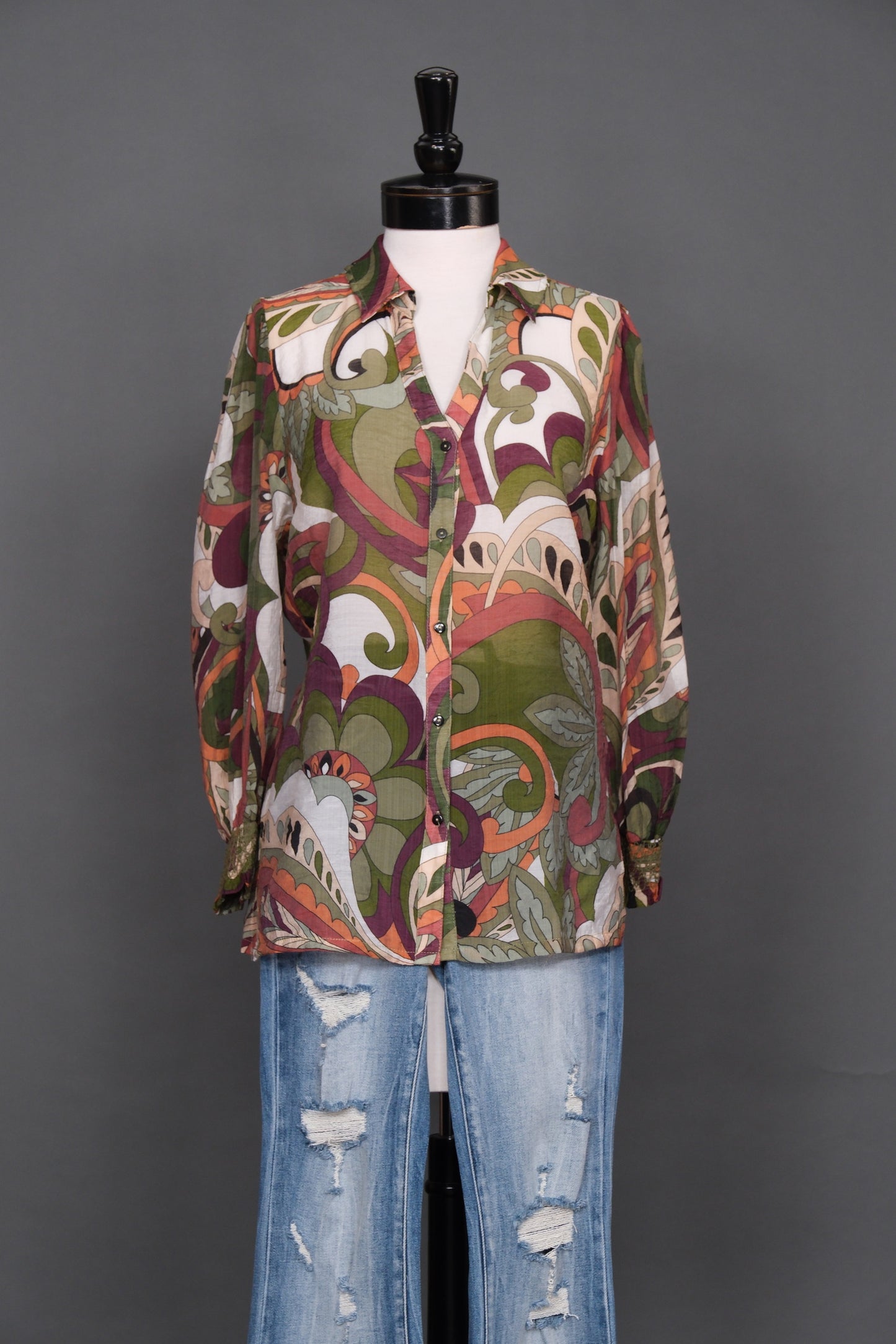 Suddenly Summer Blouse in Del Rey