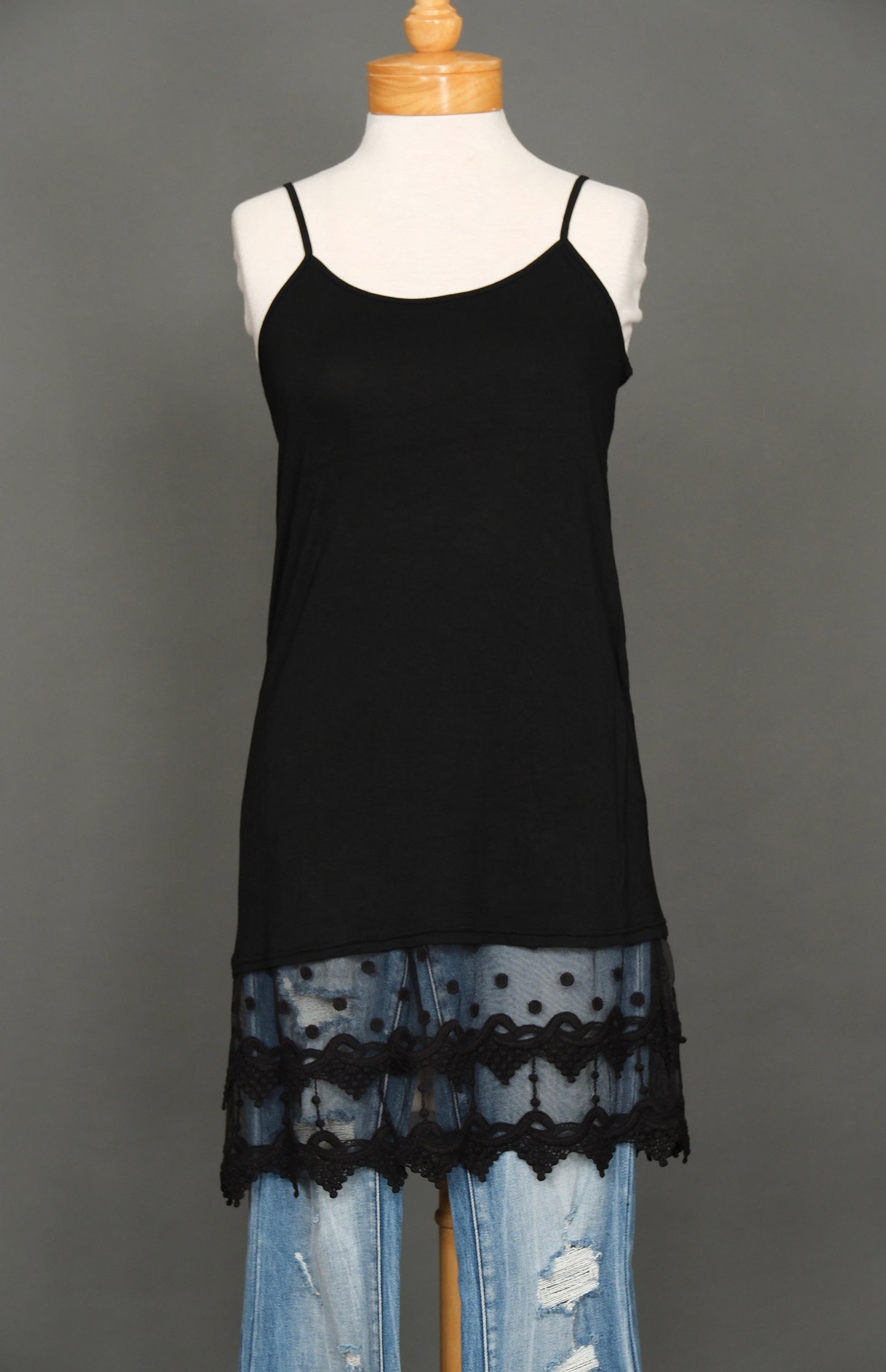 Go Lightly Extender Slip in Black