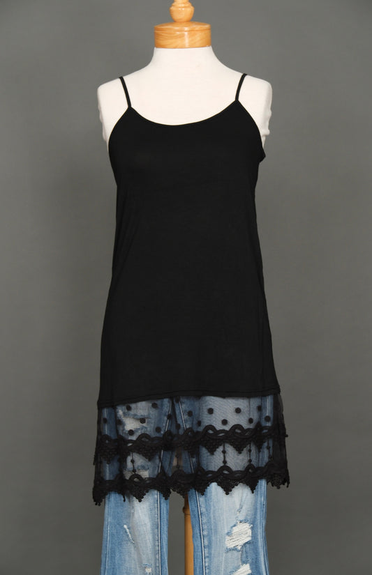 Go Lightly Extender Slip in Black